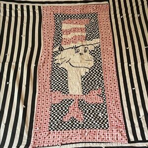 Cat in the Hat Handmade Quilt-one of a kind